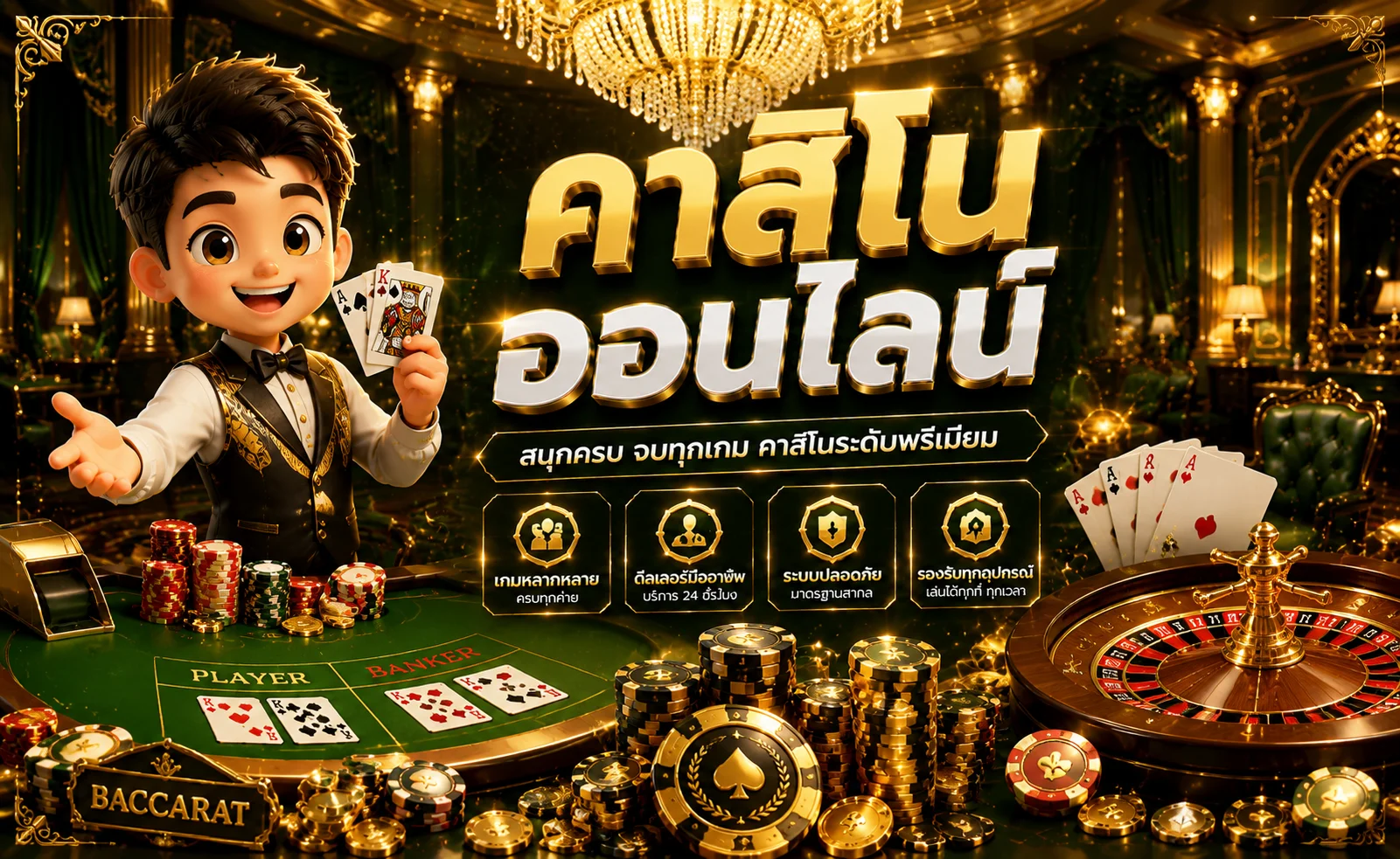 WAY168 คาสิโนออนไลน์ บาคาร่าถ่ายทอดสด